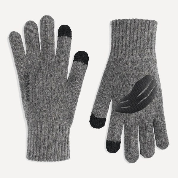 Перчатки Simms Wool Full Finger Glove (S/M; steel)